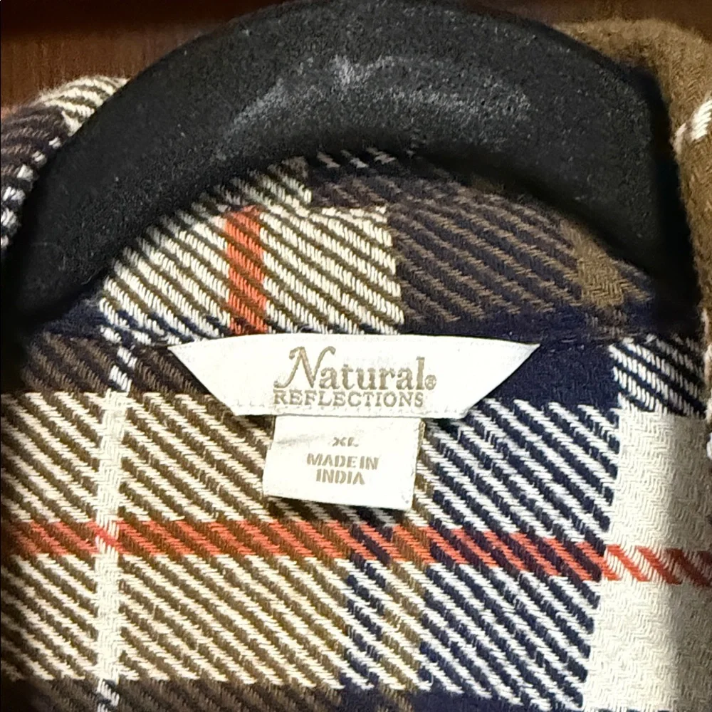 Natural Reflections Multicolor Plaid Shirt - Picture 2 of 5